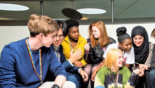Student Group Talking